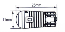 LEDバルブ T10 6000K 60lm 純白光 2個入り エコラインLEDシリーズ 12V専用 0.8W ポジション・ルーム球・ナンバー灯など PIAA HS102 ht_画像2