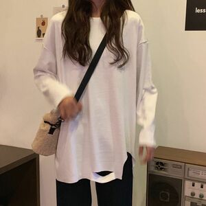 001381 XL ビッグシルエット ロングスリーブ カットソー Bタイプ