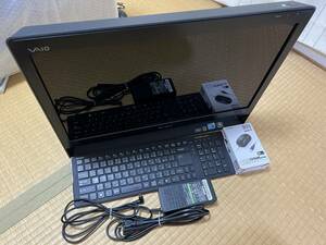 ■ SONY VAIO 一体型パソコン VPCJ128FJ/BI 中古品・動作確認済み ■