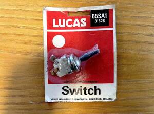 当時物 ルーカス純正トグルスイッチ 2ポジション / LUCAS 65SA1 SPB200 31828 TOGGLE SWITCH　4