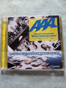 ★AAA/Buzz Communication プレリリースミニアルバム★CD+DVD/非売品/レンタル限定商品/トリプルエー/宇野実彩子/西島隆弘/