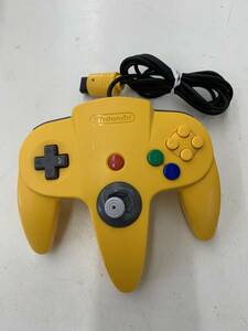 [ junk ] controller Nintendo 64 NUS-005 yellow *2400010216619