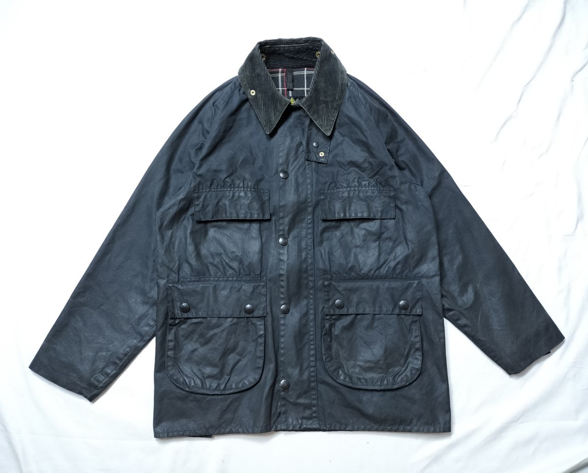 専用 ほぼデッド 80s Barbour bedale c38 2crest-