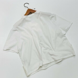未使用品 /S/ ZARA ホワイト ニットベスト 半袖Tシャツ レディース タグ カジュアル トップス 通勤 フェミニン 大人可愛い デイリー ザラの画像10