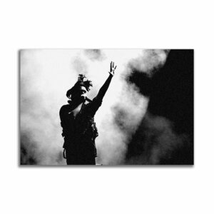 The Weeknd ザ ウィークエンド ポスター ボード パネル フレーム 70x50cm 海外 R&B アート インテリア グッズ 写真 雑貨 絵 大 1