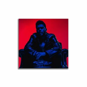 The Weeknd ザ ウィークエンド ポスター ボード パネル フレーム 50x50cm 海外 R&B アート インテリア グッズ 写真 雑貨 絵 大 2