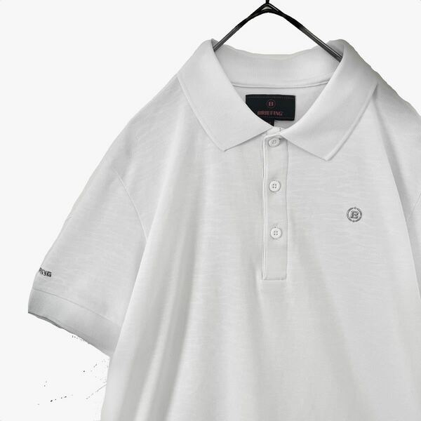 【送料無料】BRIEFING GOLF ブリーフィング　ゴルフ　メンズ　ポロシャツ　カモフラ　半袖　迷彩　近年モデル　ロゴ