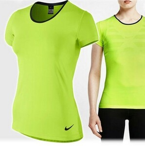 NIKE ナイキ レディース ハイパークールショートスリーブシャツ レディース Sサイズ 半袖シャツ メッシュシャツ Tシャツ