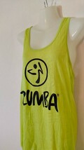 ZUMBA ズンバ タンクトップ US Mサイズ (少し大きめ)ダンス ランニング ノースリーブ_画像2