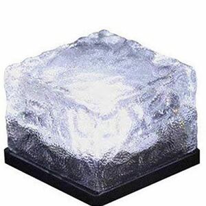  outdoors solar LED ice flower floor tile floor embedded light luminescence color : light blue 