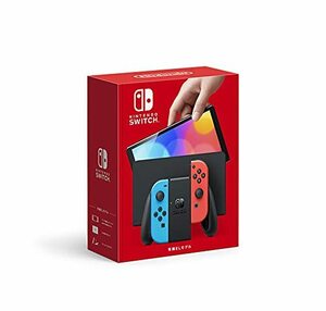 【新品】 Nintendo Switch（有機ELモデル） Joy-Con(L) ネオンブルー/(R) ネオンレッド スイッチ本体 倉庫L