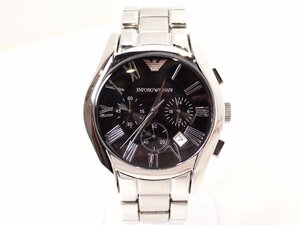 美品 EMPORIO ARMANI(エンポリオ アルマーニ)メンズ クロノ ウォッチ AR0673 腕時計