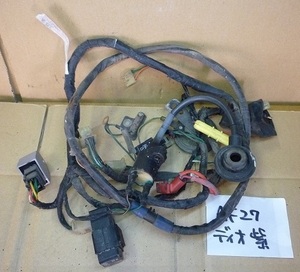 AF27 スーパーディオ 紫 電装ハーネス他 セット (検 honda tact cdi ignition super dio リレー AF18 AF24 AF28 AF30 縦 ディオ AF18E