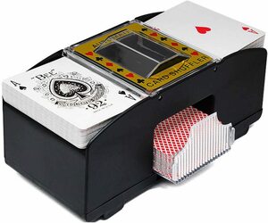 新品◆カードシャッフル機/自動ポーカー/電池式カードシャッフル機/電動カジノシャッフルマシン/並行輸入品/送料無料