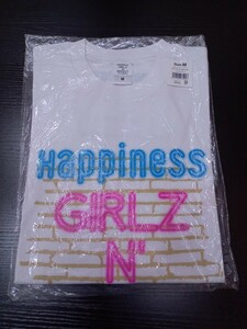 ★G020 Happiness GIRLZ N' EFFECT ツアーTシャツ 2016 Mサイズ ホワイト 