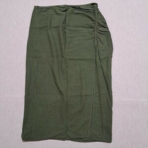 リネン リネンスカート スリットスカート サイズ不明 ウエスト平置き41センチ