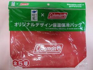 [最終出品]コカコーラ 綾鷹×Coleman オリジナルデザイン保温保冷バッグ(レッド)