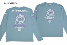 テッドカンパニーロングTシャツ◆TEDMAN/テッドマン ブルーグリーンLサイズ（サイズ42）TDLS-359 エフ商会 efu 長袖 アメカジ_画像2