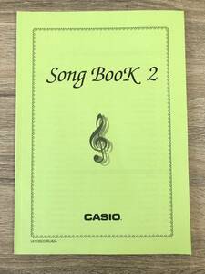 CASIO カシオ Song Book 2 楽譜 譜面 ピアノ