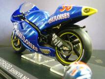 ゴロワーズ タバコ ロゴ 1/24 ヤマハ YZR500 中野真一 ヘルメット付 YAMAHA YZR 500 #56 TEAM GAULOISES Moto GP　☆一味違う ixo製品_画像6