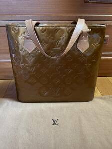 極美品☆LOUIS VUITTON★ヴェルニ　リード　ブロンズ　保存袋付き