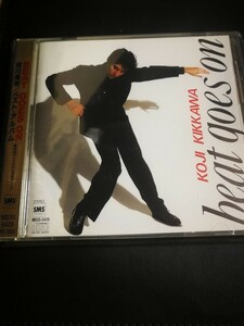 吉川晃司　シール帯付　美品　BEAT GOES ON　ミュージックCD　2023 0823出品　匿名迅速発送　曲目画像掲載　送料無料