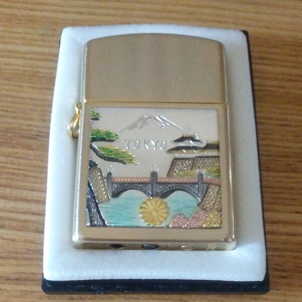 ガスライター ZIPPO風 富士山