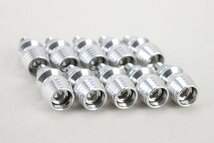 送料185円 6mm 荷掛フックボルト10個 銀 YZF-R1 FZS1000 XJR1300 FJ1200 YZF-R25 YZF-R6 FZR400 FZ400 FZ1 TZR250Rナンバー スタンド_画像4