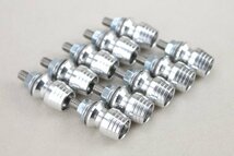 送料185円 6mm 荷掛フックボルト10個 銀 YZF-R1 FZS1000 XJR1300 FJ1200 YZF-R25 YZF-R6 FZR400 FZ400 FZ1 TZR250Rナンバー スタンド_画像1