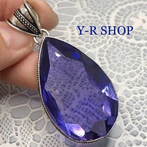 . type amethyst. antique style pendant top * lady's necklace silver 925 stamp color stone ethnic India new goods Y-RSHOP wholesale 