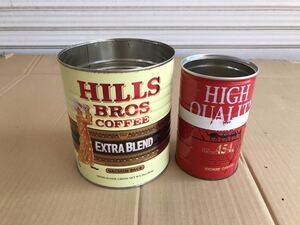 HILLS BROS COFFEE ヒルスコーヒー　HIGH QUALITY 缶のみ　インテリア　コーヒー　空き缶