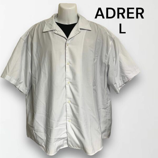 ADRER extra drape TR open collar shirt アドラー　半袖シャツ　オープンカラー　韓国