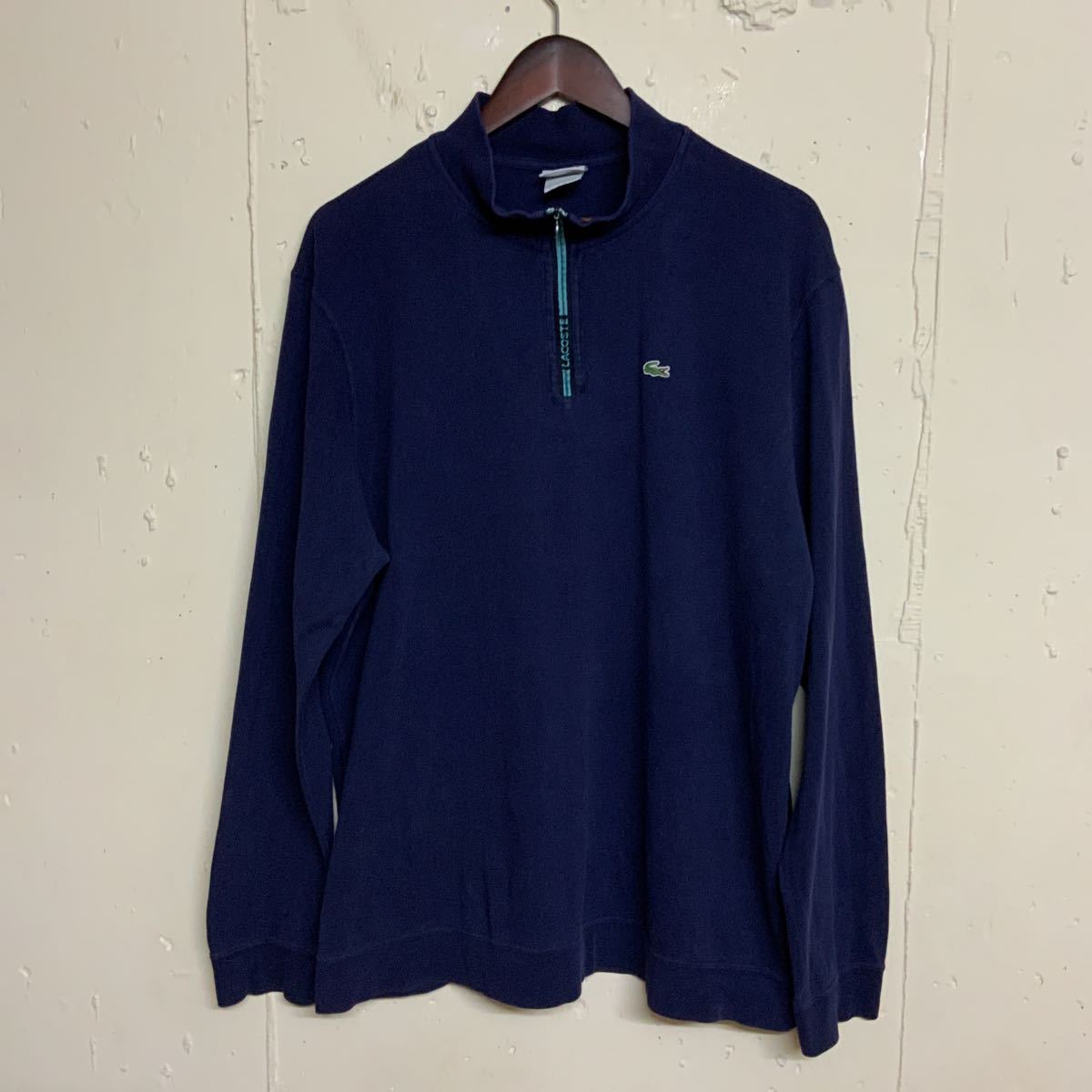 LACOSTEラコステパーカーmMメンズネイビー紺あいみょん長袖Y2K