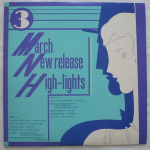 ◇V.A LP：JPN 見本盤◇ MARCH NEW RELEASE HIGH-LIGHT 「XAAP-90070」