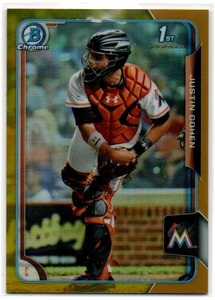 【JUSTIN COHEN】2015 Bowman Chrome Draft Gold Refractors #98 [32/50]