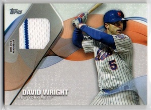 【DAVID WRIGHT】2017 Topps Major League Materials #MLMDW