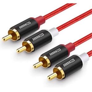 2RCA to 2RCAケーブル オスステレオオーディオケーブル(5M)