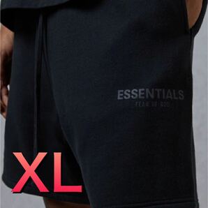 FOG Essentials エッセンシャルズショートパンツ リフレクティブ ハーフパンツ ブラック 春 夏 秋 サイズXLの画像1