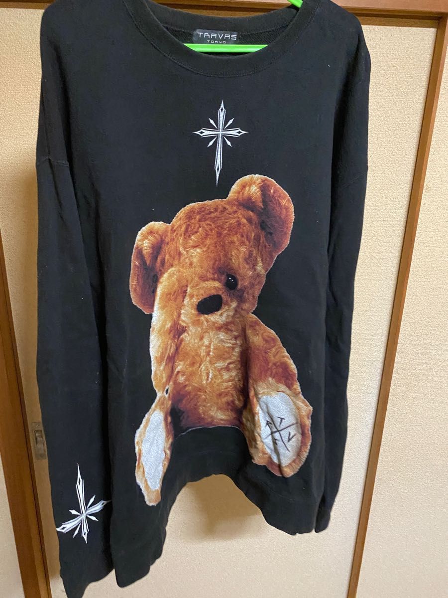 TRAVAS TOKYO furry bear クマ 熊 ロンT カットソー 赤｜PayPayフリマ