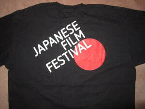 超レア！ Japanese Film Festival 日本映画祭 イベント Tシャツ 黒 L フィルム フェスティバル
