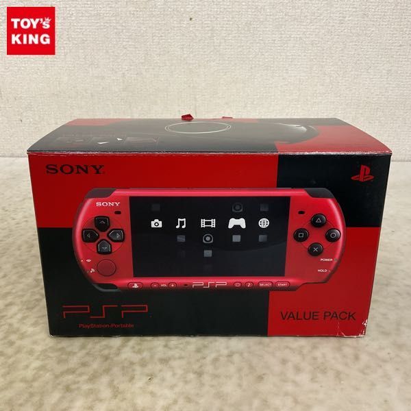 PSP バリューパック レッド/ブラック (PSPJ-30026) 未使用品-