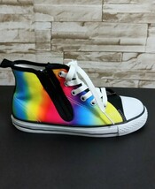 【CONVERSE】コンバース☆コンバースオールスター☆ハイカットスニーカー☆レインボーカラー☆ジュニアサイズ☆20cm♪_画像4