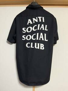 ANTI SOCIAL SOCIAL CLUB×Dickies/アンチソーシャルソーシャルクラブ×ディッキーズ バックプリント 半袖 ワークシャツ