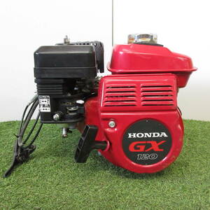 ( Fukuoka departure ) Honda gasoline engine GX120 used 3.5 horse power engine switch accelerator lever pulley attaching 