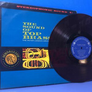 Q LP ピーター・ロンドン サウンド・オブ・トップ・ブラス The Sound of Top Brass 赤盤 レコード 5点以上落札で送料無料