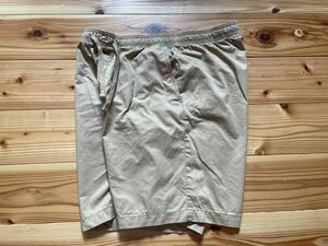 Старый Gap Cotton Easy Short Bants Shorts Beige L American Old Olde 00s