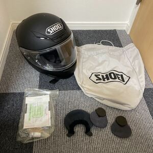 SHOEI ショウエイ Z-7 フルフェイスヘルメット Mサイズ マッド ブラック 黒 バイク 二輪 オートバイ ツーリング ④