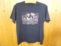 a708◆THE NORTH FACE プリントTシャツ◆サイズL ネイビー ゴールドウィン ノースフェイス クルーネックTシャツ NT31808Z 送料360円 5H_画像1