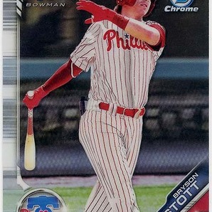 PHILLIES遊撃▲BRYSON STOTT/2019 1st BOWMAN CHROME DRAFT PROS リフ版!の画像1