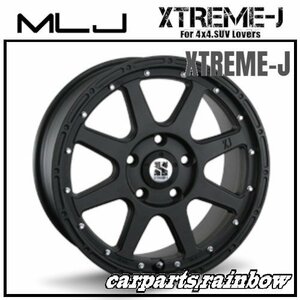 ★MLJ/エムエルジェイ XTREME-J エクストリームジェイ 16×7.0J/7Ｊ 5/114.3 +35★フラットブラック★コンパス/デリカD5★